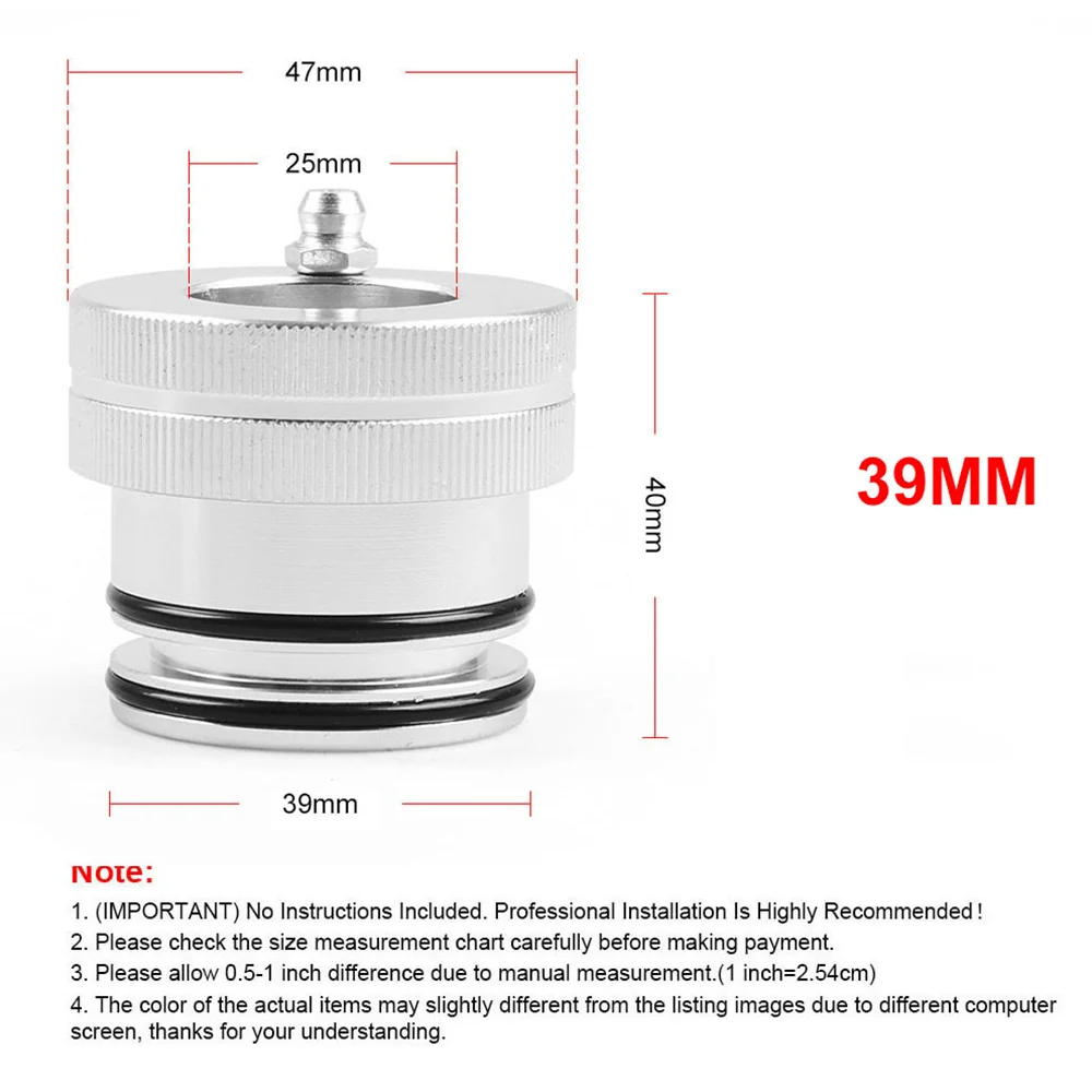 1pcs 35mm/39mm/40mm Polaris UTV ATV Wheel Bearing Greaser Tool Silver Aluminum Durable Wheel Hub Repair Lubricating Tool
1pcs 35mm/39mm/40mm Polaris UTV ATV Wheel Bearing Greaser Tool Silver Aluminum Durable Wheel Hub Repair Lubricating Tool
