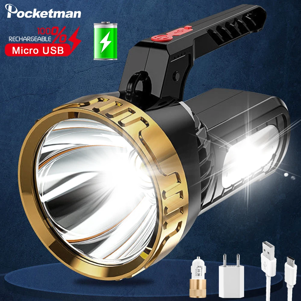 Super Bright 280W LED Flashlight Powerful USB Rechargeable waterproof Spotlight outdoor Adventure Searchlight Camping Torch
Super Bright 280W LED Flashlight Powerful USB Rechargeable waterproof Spotlight outdoor Adventure Searchlight Camping Torch