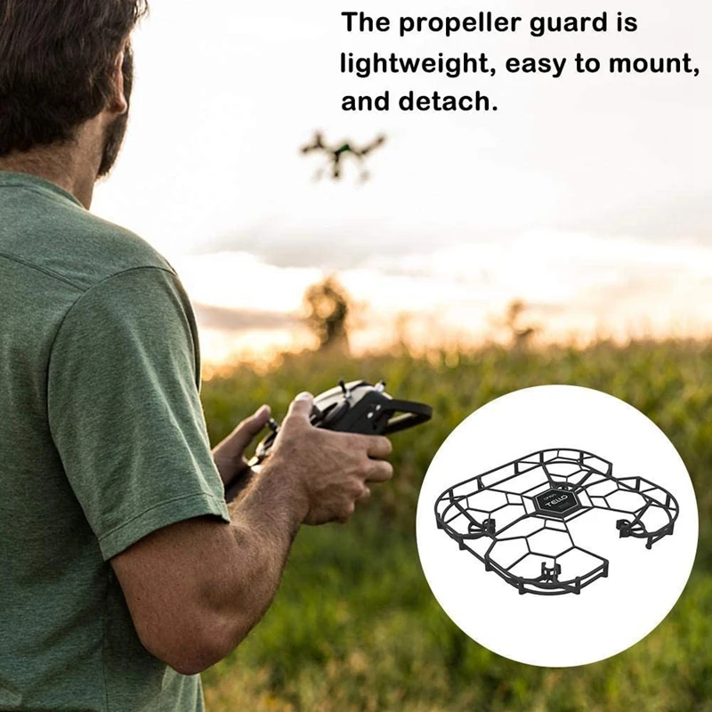 Propeller Guard Quick Release Protective Cage Full Coverage Blades Guards for DJI TELLO Drone Part Accessories
Propeller Guard Quick Release Protective Cage Full Coverage Blades Guards for DJI TELLO Drone Part Accessories