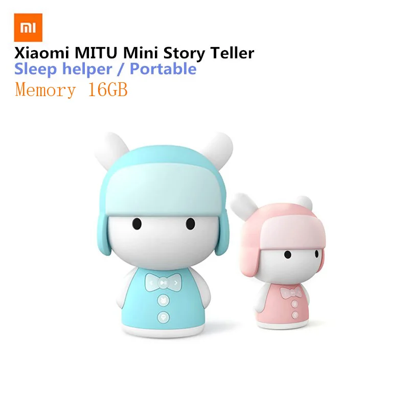 Оригинальный умный Теллер Xiaomi MITU робот игрушка 16 ГБ мини динамик Mi фигурка