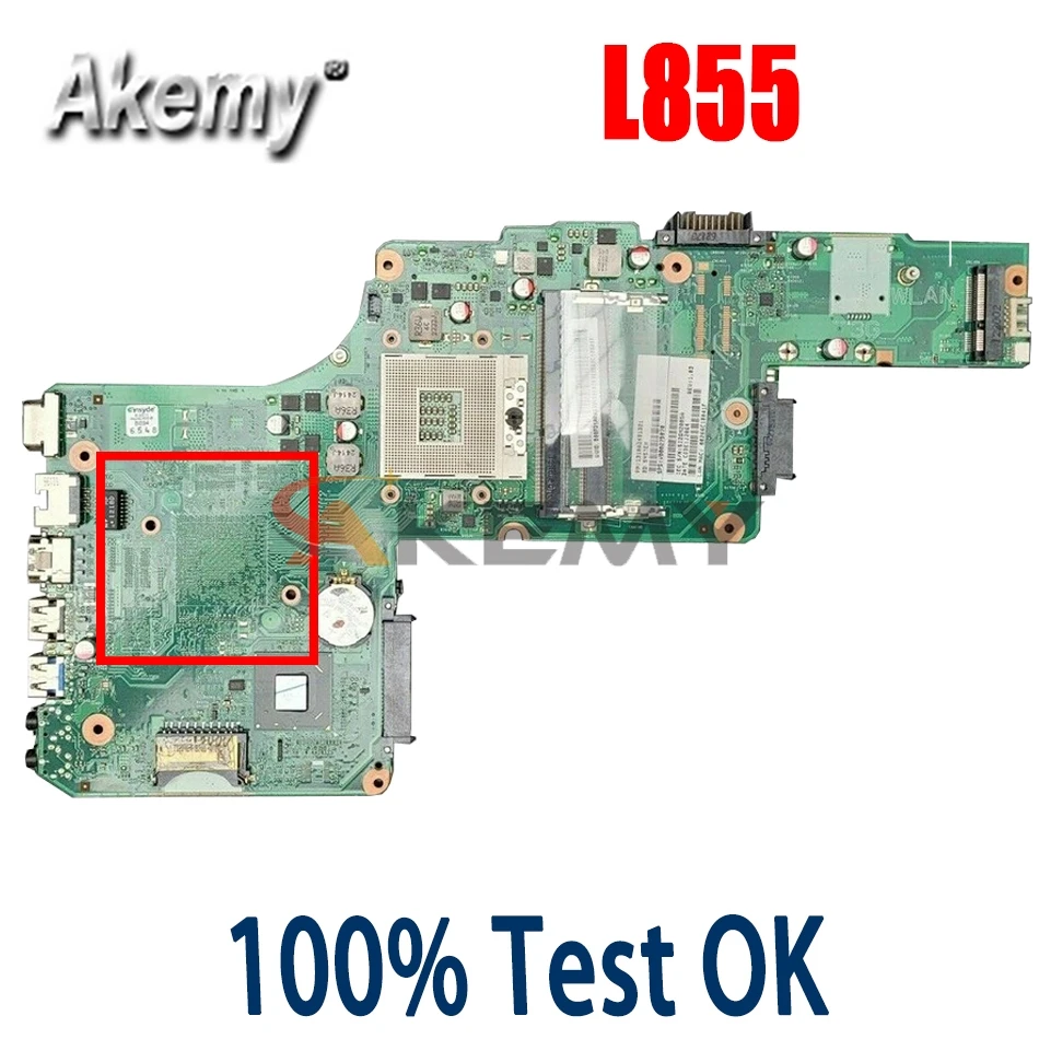 AKemy DK10FG-6050A2491301-MB-A03 для Toshiba Satellite L850 L855 ноутбук PC материнская плата
AKemy DK10FG-6050A2491301-MB-A03 для Toshiba Satellite L850 L855 ноутбук PC материнская плата