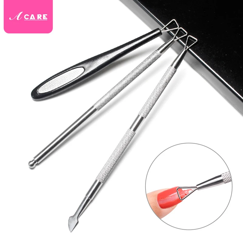 ACARE 1pc Stainless Steel Cuticle Pushers Nail Art Tools UV Gel Remover Pedicure Manicure Nail Care Cleaner Tool
ACARE 1pc Stainless Steel Cuticle Pushers Nail Art Tools UV Gel Remover Pedicure Manicure Nail Care Cleaner Tool