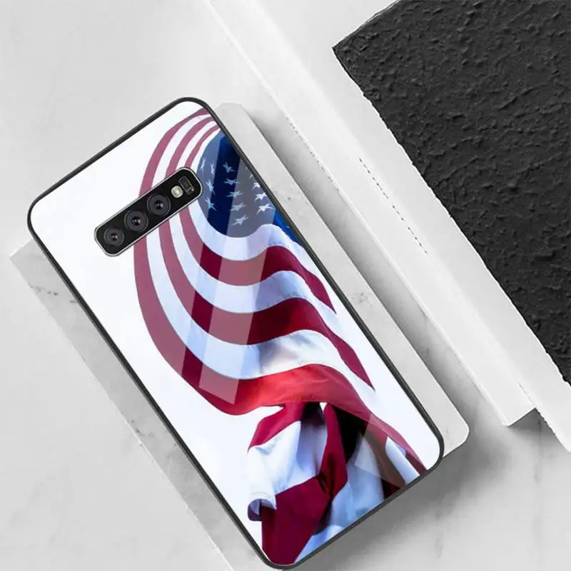 USA American Flag Phone Case For Samsung S10 S20 S9 Plus Note9 10 Case Glass Case For Samsung Galaxy S10
USA American Flag Phone Case For Samsung S10 S20 S9 Plus Note9 10 Case Glass Case For Samsung Galaxy S10