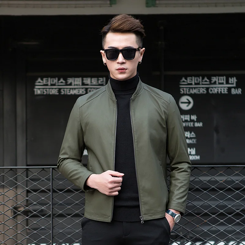 2021 New Suit Leather Jacket Business Fashion Men's Jacket Men's Slim Fit Leather leather jacket Leather suit for men
2021 New Suit Leather Jacket Business Fashion Men's Jacket Men's Slim Fit Leather leather jacket Leather suit for men