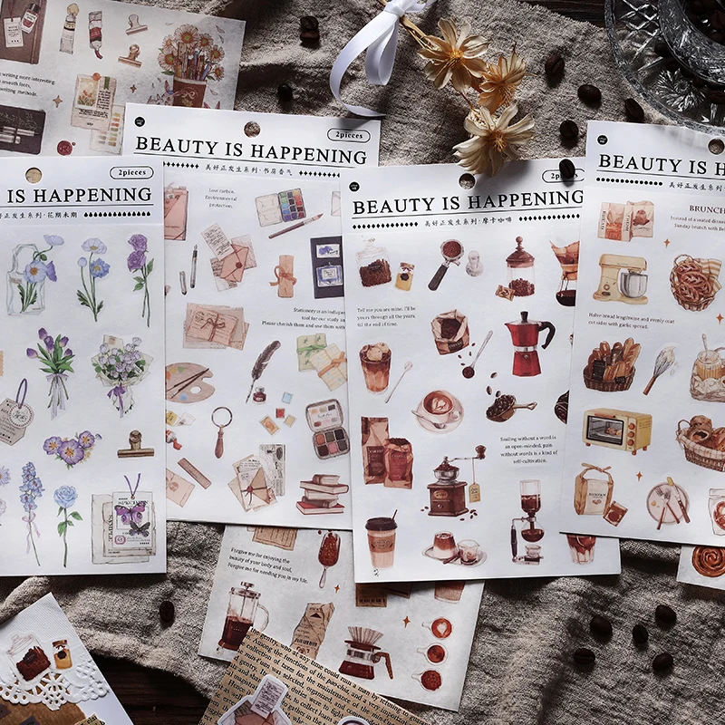 12packs/LOT beauty is happening series Creative decoration DIY adhesive stationery paper masking washi sticker
12packs/LOT beauty is happening series Creative decoration DIY adhesive stationery paper masking washi sticker