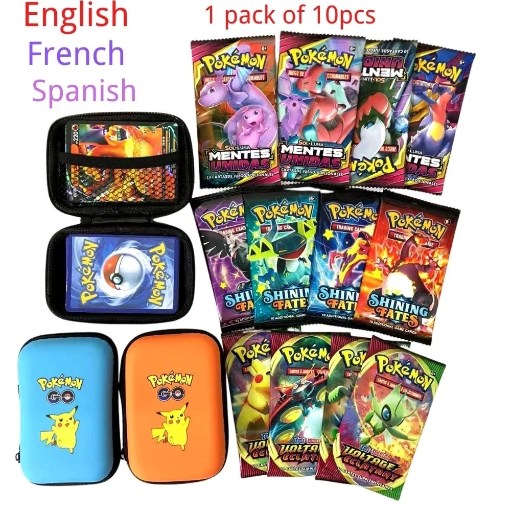 Карты для французских игр Pokemon Pikachu, вместительный держатель для карт, альбом, Жесткий Чехол, держатель для книг, коробка для хранения наушни...
Карты для французских игр Pokemon Pikachu, вместительный держатель для карт, альбом, Жесткий Чехол, держатель для книг, коробка для хранения наушни...