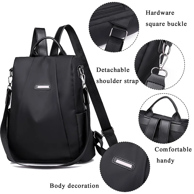 Oxford Women New Backpack Embroidery Print School Shoulder Bags Anti-theft Travel Casual Knapsack Mochila Teenager Girls Bag
Oxford Women New Backpack Embroidery Print School Shoulder Bags Anti-theft Travel Casual Knapsack Mochila Teenager Girls Bag
