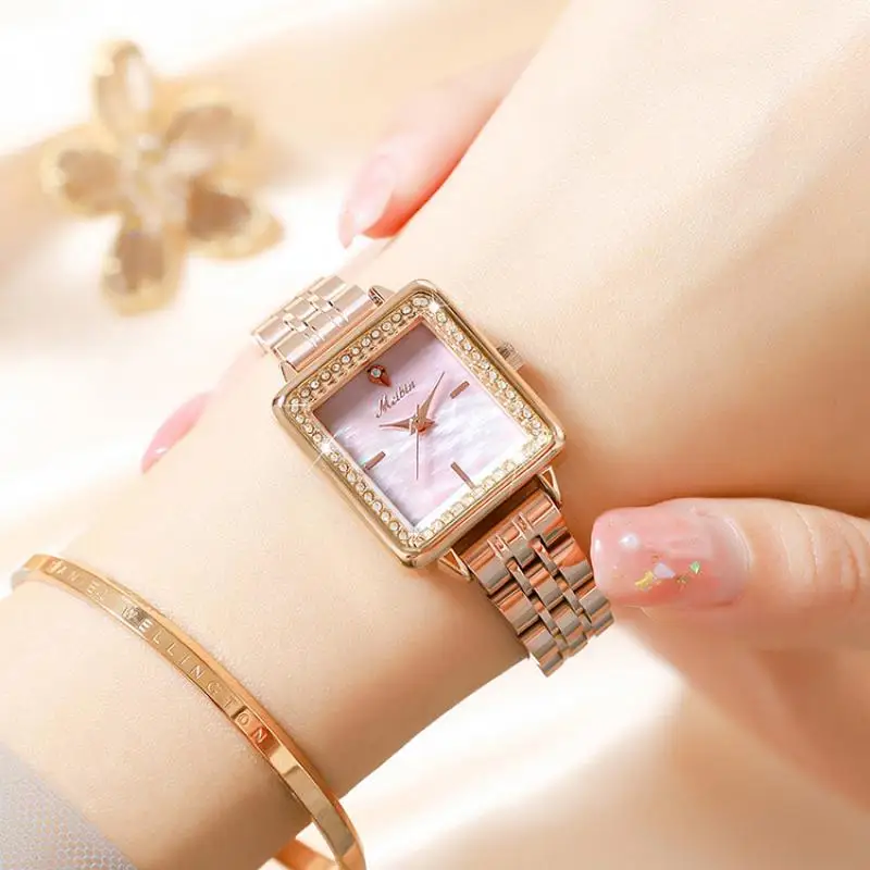 MEIBIN Rose Gold Square Women Watch Japan Movement Stainless Steel Diamond Luxury Brand Golden relogio feminino 2021 New Arrival
MEIBIN Rose Gold Square Women Watch Japan Movement Stainless Steel Diamond Luxury Brand Golden relogio feminino 2021 New Arrival