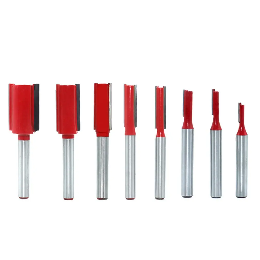 7pcs/set Shank Straight Bit Woodworking Trimming Router Bit Wood Slotting Engraving Machine Carbide Milling Cutter
7pcs/set Shank Straight Bit Woodworking Trimming Router Bit Wood Slotting Engraving Machine Carbide Milling Cutter