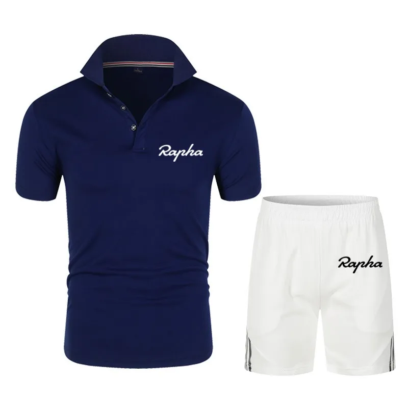 Summer Brand Men's Sports Shirt Polo Shirt + Sports Shorts Pattern Printed Rapha Cotton Sports Suit 2 Breathable Men's T-shirts
Summer Brand Men's Sports Shirt Polo Shirt + Sports Shorts Pattern Printed Rapha Cotton Sports Suit 2 Breathable Men's T-shirts