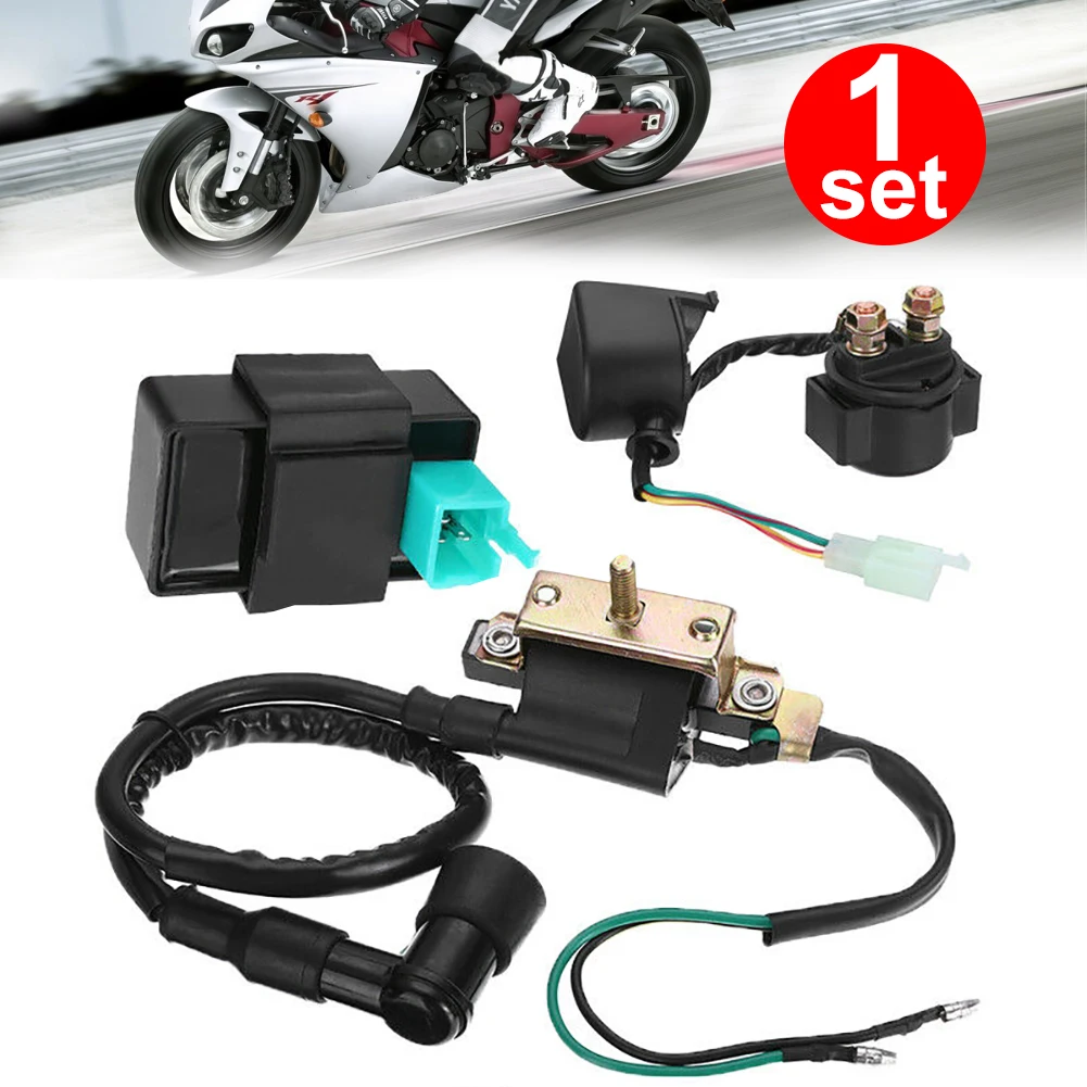 New High Quality 3PCS Relay Solenoid Ignition Coil CDI Starter Set For ATV Quad Kazuma 50/70/90/110cc
New High Quality 3PCS Relay Solenoid Ignition Coil CDI Starter Set For ATV Quad Kazuma 50/70/90/110cc