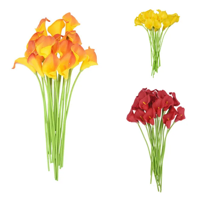 10Pcs Artificial Flowers Calla Lily Bouquets Wedding Decoration Fake Flowers Home Decoration Artificial Plants
10Pcs Artificial Flowers Calla Lily Bouquets Wedding Decoration Fake Flowers Home Decoration Artificial Plants