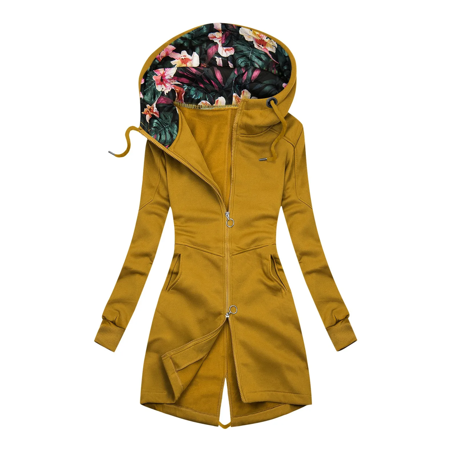 Women's Fashion New Streetwear Print Hooded Solid Color Turtleneck Zipper Pocket Sweatshirt Casual Daily Jacket chaqueta mujer
Women's Fashion New Streetwear Print Hooded Solid Color Turtleneck Zipper Pocket Sweatshirt Casual Daily Jacket chaqueta mujer