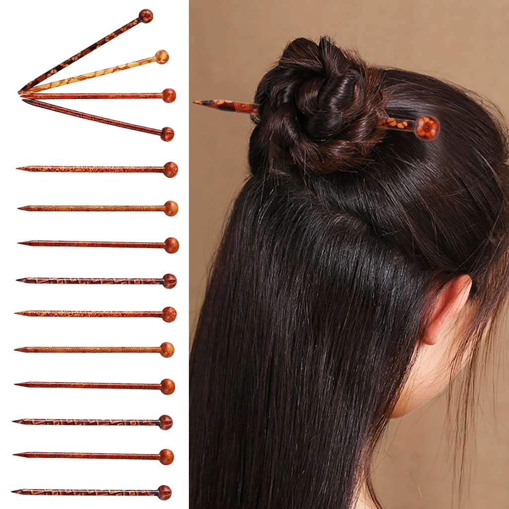 14pc Chinese Traditional Wooden Hairpins Classical Lady Hair Sticks Shawl Pin
14pc Chinese Traditional Wooden Hairpins Classical Lady Hair Sticks Shawl Pin