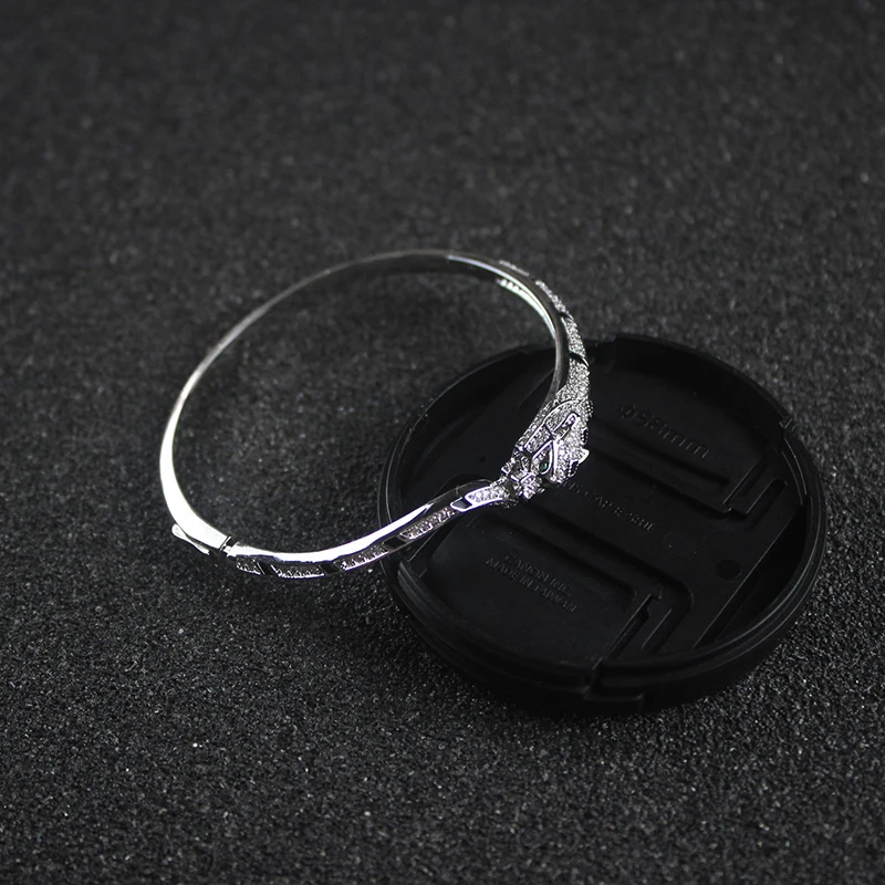 Leopard Bangle For Women Animal Panther 925silver Crystal Bracelets Wedding Gift Jewelry
Leopard Bangle For Women Animal Panther 925silver Crystal Bracelets Wedding Gift Jewelry