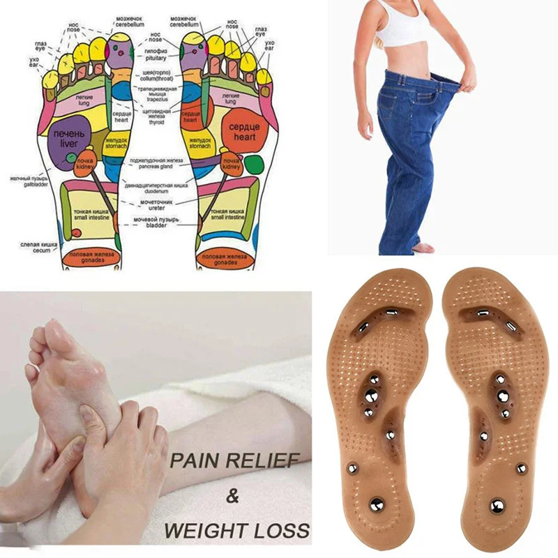 Men Women Shoes Universal Slimming Foot Acupuncture Point Therapy Insole Cushion Massager Comfort Gel Shoe Pads Therapy Foot Pad
Men Women Shoes Universal Slimming Foot Acupuncture Point Therapy Insole Cushion Massager Comfort Gel Shoe Pads Therapy Foot Pad