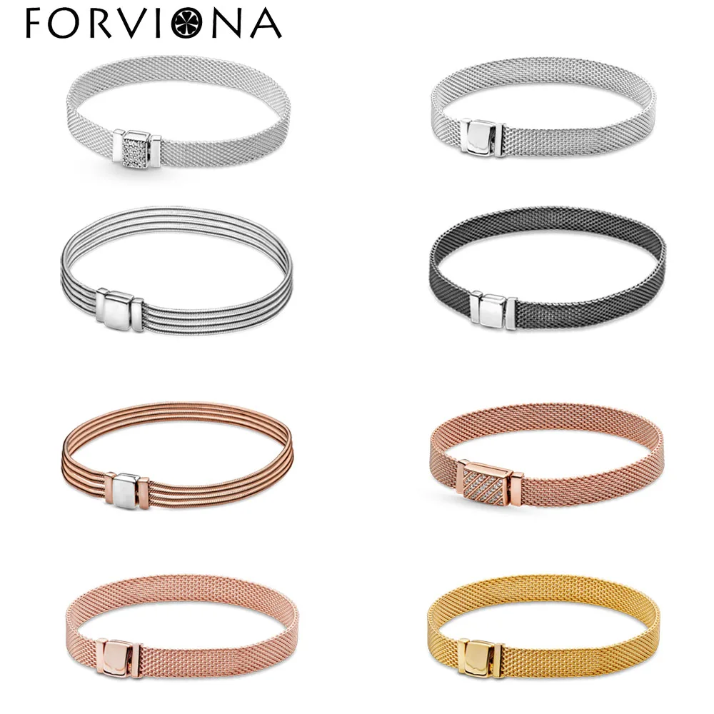 FORVIONA 925 Sterling Silver women's bracelet is suitable for original DIY Jewelry Heart Pendant Bracelet gifts
FORVIONA 925 Sterling Silver women's bracelet is suitable for original DIY Jewelry Heart Pendant Bracelet gifts