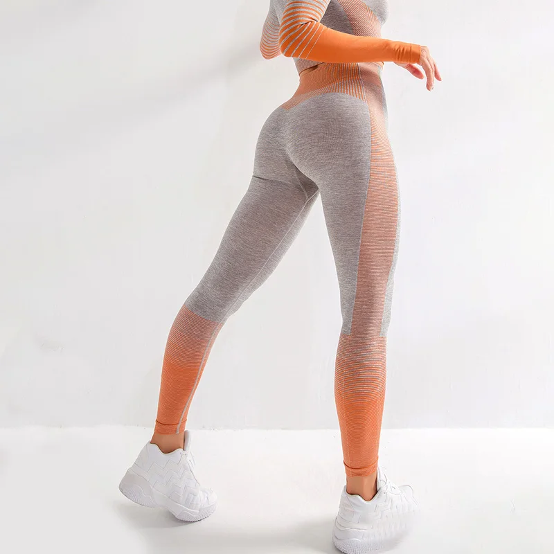 NORMOV Fashion Striped Patchwork Women Leggings Fitness High Waist Push Up Ankle Length Spandex Leggin Casual Seamless Leggings
NORMOV Fashion Striped Patchwork Women Leggings Fitness High Waist Push Up Ankle Length Spandex Leggin Casual Seamless Leggings