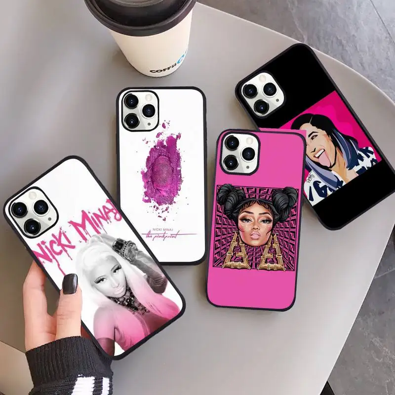 

Rapper Singer Nicki Minaj Phone Case for iPhone 13 12 11 mini pro XS MAX 8 7 6 6S Plus X SE 2020 XR