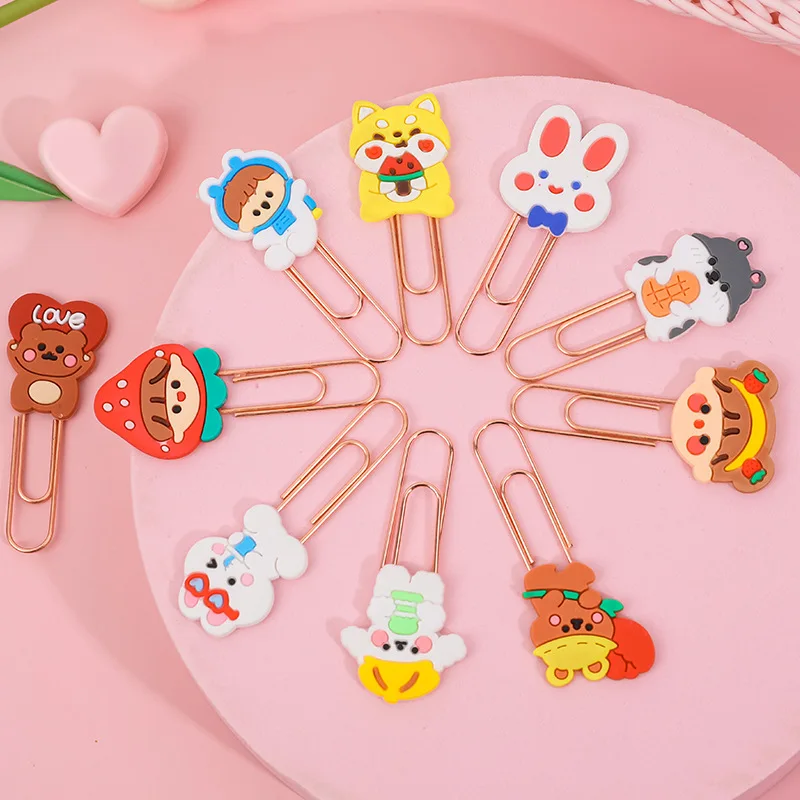 1pcs Cartoon Bookmark Paperclip South Korea Ins Cute Creative Office Stationery Special-shaped Kawaii Paper Clip School Supplies
1pcs Cartoon Bookmark Paperclip South Korea Ins Cute Creative Office Stationery Special-shaped Kawaii Paper Clip School Supplies