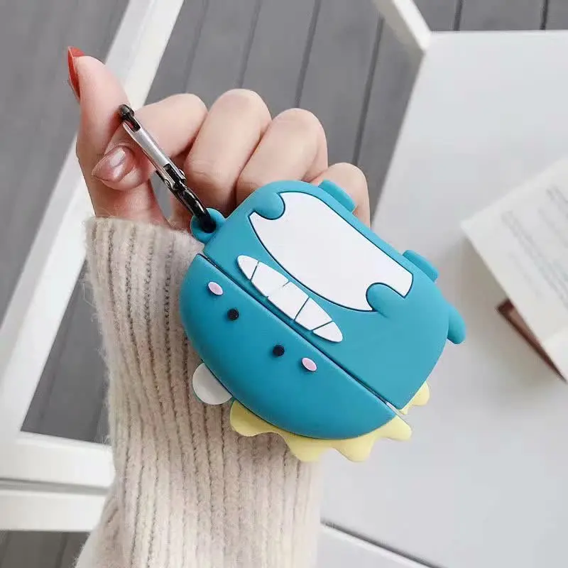 For Airpods 1/2 Case,3D Cartoon Cute Dinosaur Case Soft Silicone Earphone Headphone Cover Case For Airpods Pro Case For Kids
For Airpods 1/2 Case,3D Cartoon Cute Dinosaur Case Soft Silicone Earphone Headphone Cover Case For Airpods Pro Case For Kids