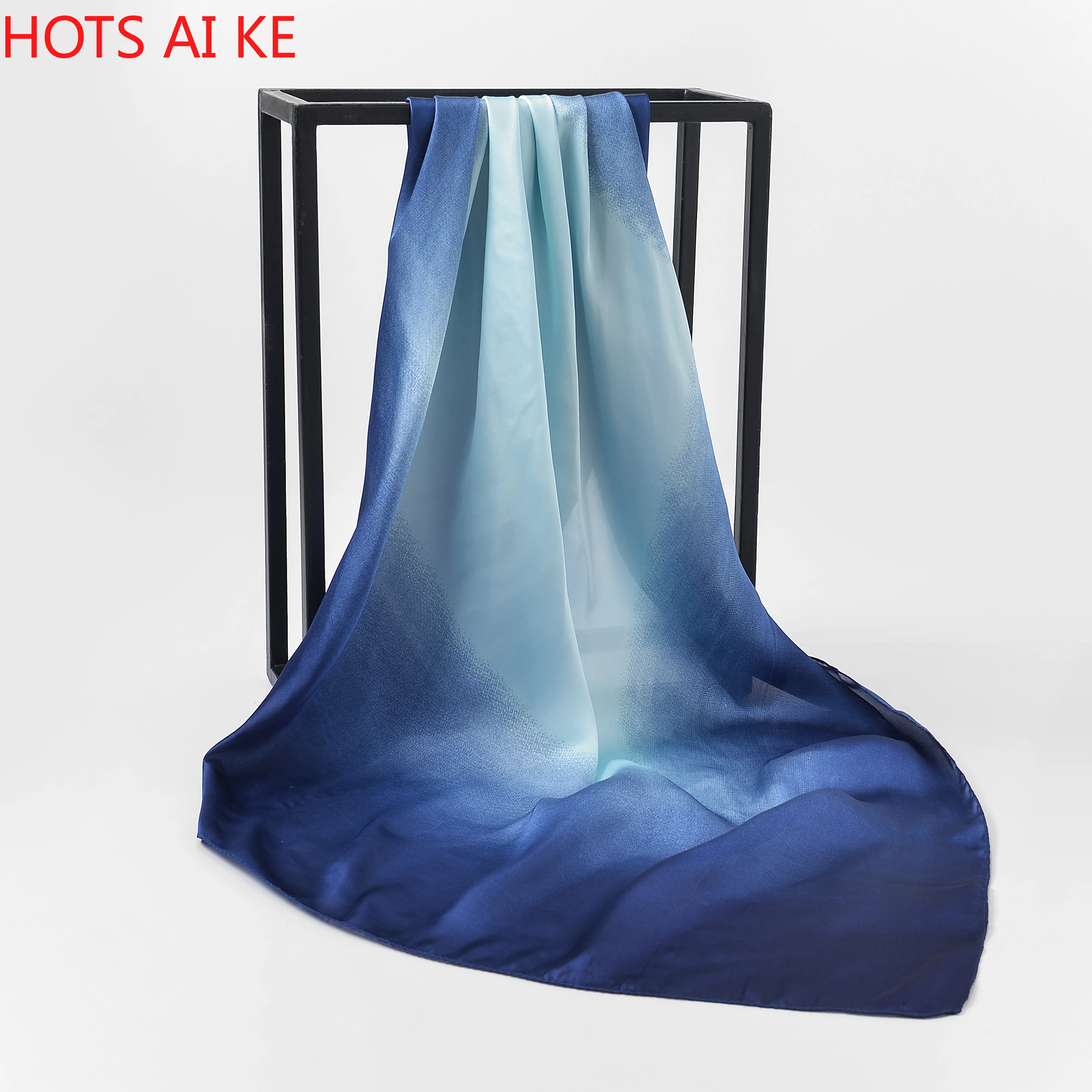 Fashion Women Scarf Luxury 100% Silk Feeling Shawl Scarf Blue Foulard Square Head Scarves Wraps 2021 NEW 90x90cm
Fashion Women Scarf Luxury 100% Silk Feeling Shawl Scarf Blue Foulard Square Head Scarves Wraps 2021 NEW 90x90cm