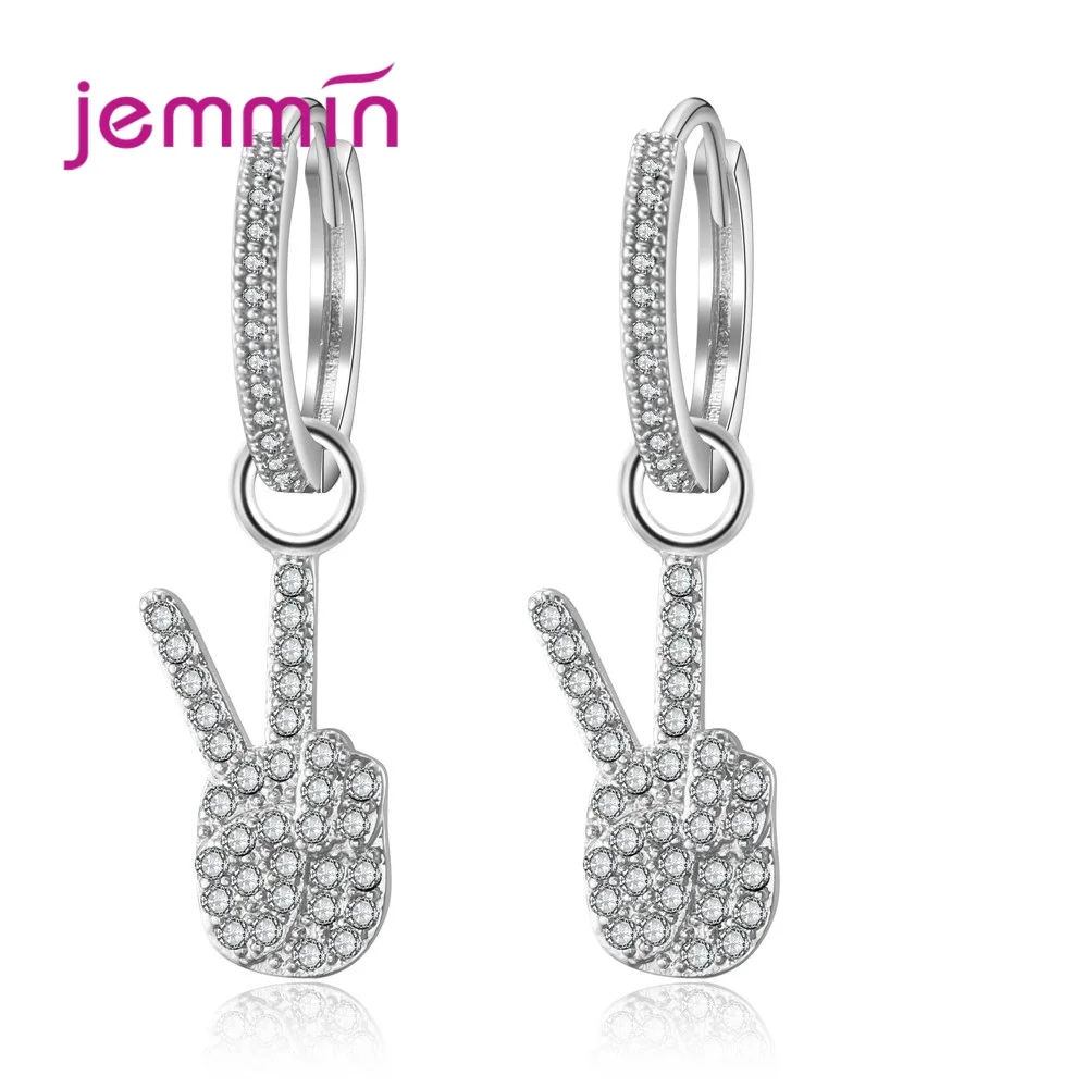 Creative V-shape Yeah Gesture Drop Earrings Birthday Gift Pierced Ear Women Glittering Rhinestone Dangle Jewelry For Girl
Creative V-shape Yeah Gesture Drop Earrings Birthday Gift Pierced Ear Women Glittering Rhinestone Dangle Jewelry For Girl