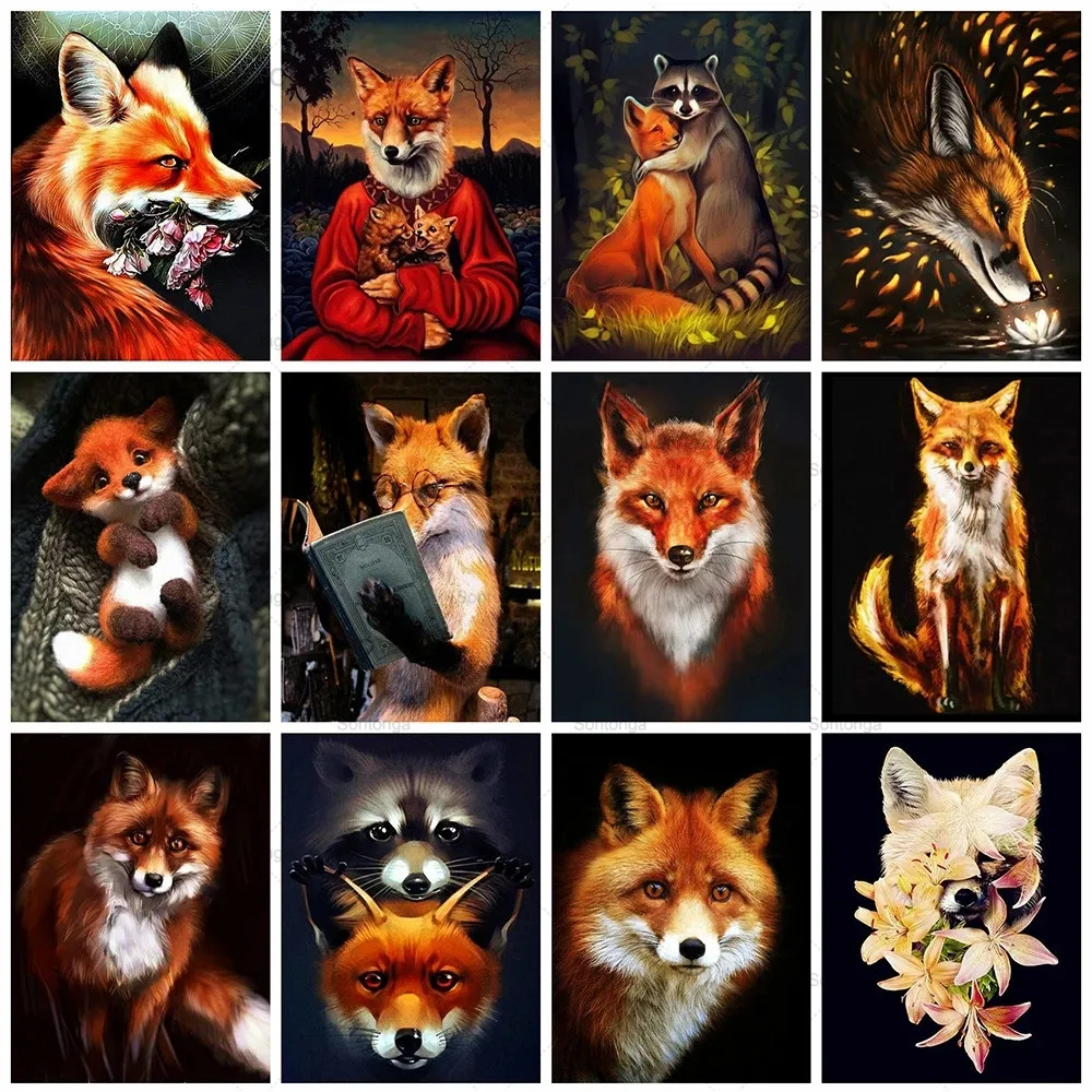 Sontonga 5D Diamond Painting Fox Full Square Diamond Embroidery Animals Cross Stitch Kit Rhinestones Mosaic Art Home Decor
Sontonga 5D Diamond Painting Fox Full Square Diamond Embroidery Animals Cross Stitch Kit Rhinestones Mosaic Art Home Decor