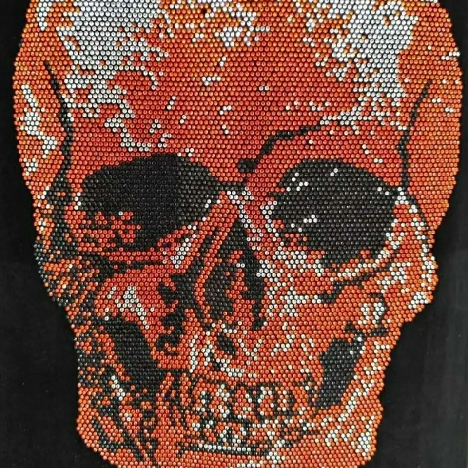 Hot Diamond Skull Pattern Series New Product Men's Short Sweater Knitting Semi-High Collar MaleHalf-Sleeved Pullover
Hot Diamond Skull Pattern Series New Product Men's Short Sweater Knitting Semi-High Collar MaleHalf-Sleeved Pullover