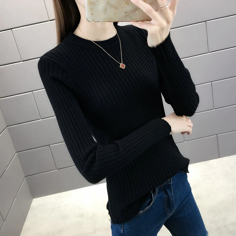 1324839 (on No.3, row 10 of the hall) new style stripe solid color Pullover slim bottoming sweater 2019jd
1324839 (on No.3, row 10 of the hall) new style stripe solid color Pullover slim bottoming sweater 2019jd