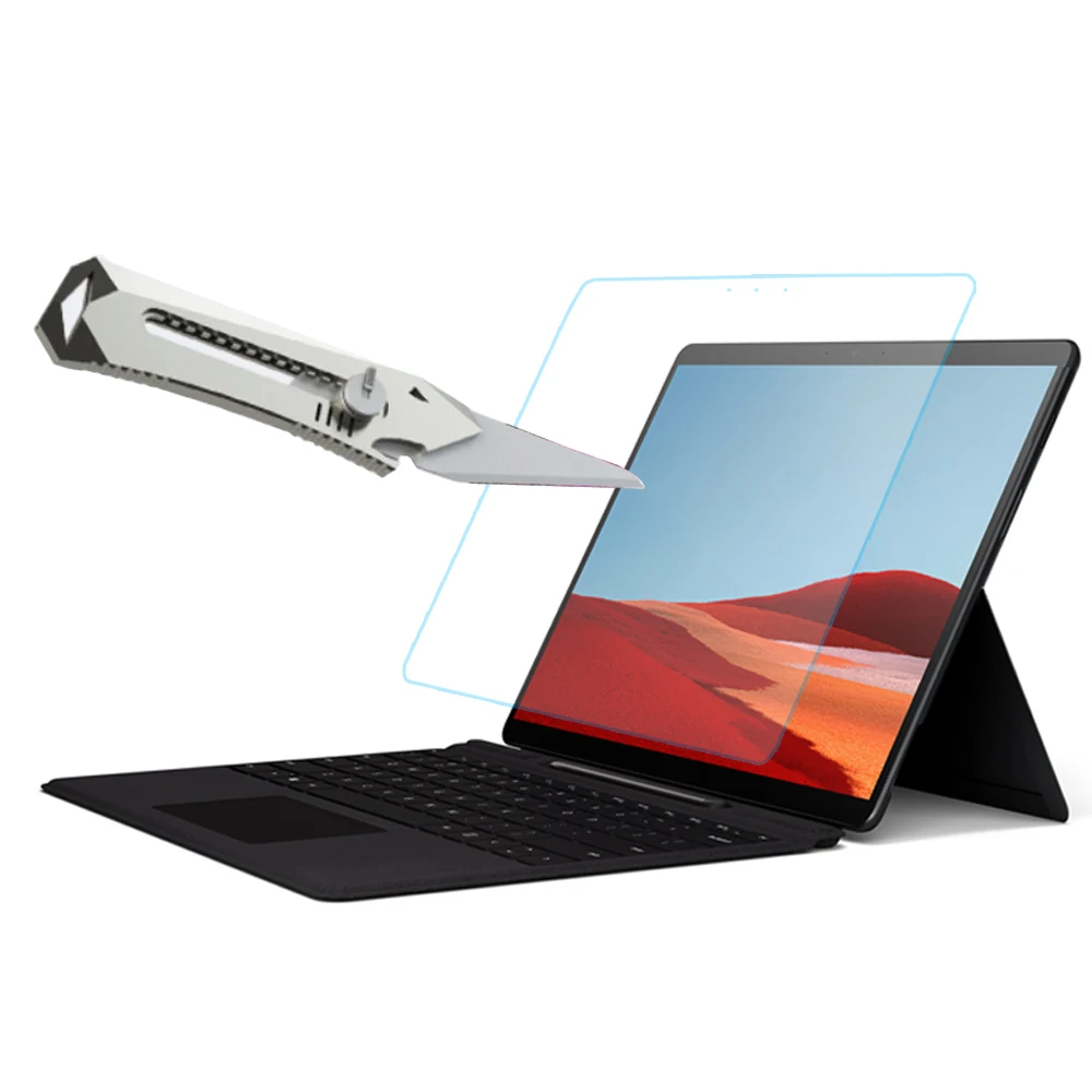 Tempered Glass Screen Protector for Microsoft Surface Pro 3 Pro 4 5 6 7 2019 pro X Screen Protective Film Scratchproof Glass
Tempered Glass Screen Protector for Microsoft Surface Pro 3 Pro 4 5 6 7 2019 pro X Screen Protective Film Scratchproof Glass