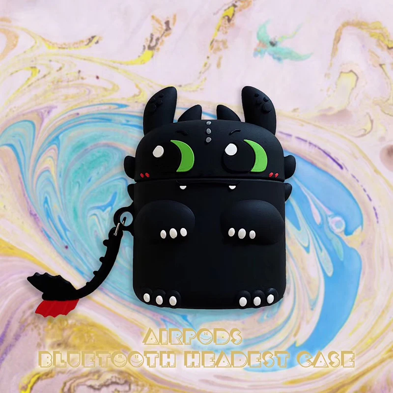 New Cartoon Light Night dinosaur soft silicon Wireless Earphone Charging Cover for Apple AirPods 1 2 Bluetooth Box Headset case
New Cartoon Light Night dinosaur soft silicon Wireless Earphone Charging Cover for Apple AirPods 1 2 Bluetooth Box Headset case