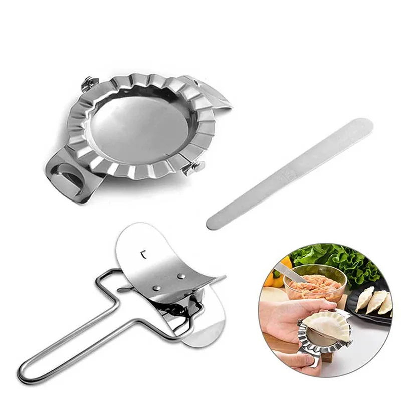 Dumpling Slicer Stainless Steel Mold Pastry Tools Dumpling Maker Stuffing Spoon Wraper Dough Presser Roller Kitchen Gadgets Set
Dumpling Slicer Stainless Steel Mold Pastry Tools Dumpling Maker Stuffing Spoon Wraper Dough Presser Roller Kitchen Gadgets Set
