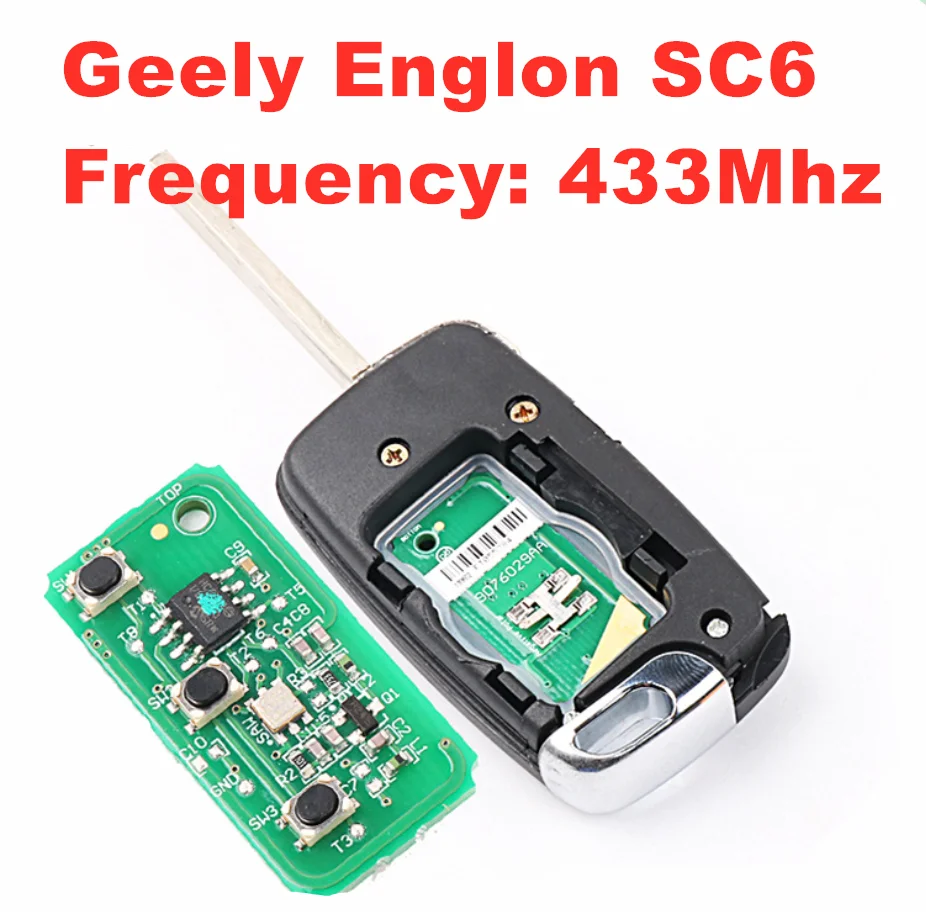 Пульт дистанционного управления для автомобильного ключа Geely Englon SC6 частота 433 МГц
Пульт дистанционного управления для автомобильного ключа Geely Englon SC6 частота 433 МГц