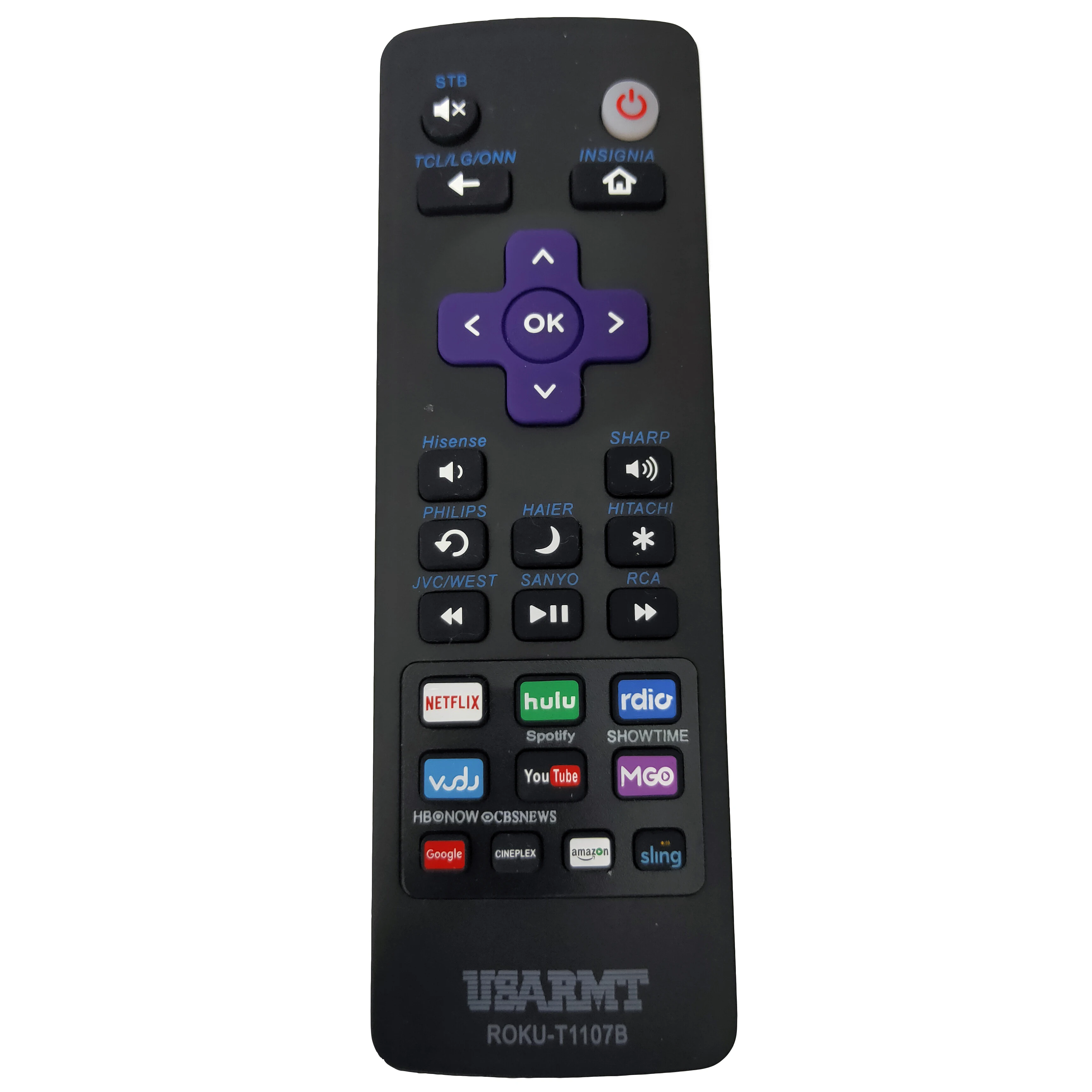NEW USARMT Remote control T1107B for TCL R0K TV Hulu Vudu 55US5800 32S850 65US5800
NEW USARMT Remote control T1107B for TCL R0K TV Hulu Vudu 55US5800 32S850 65US5800