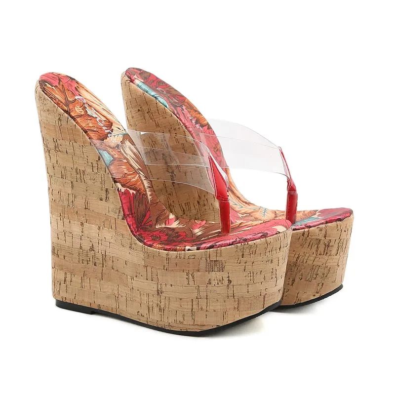 Wedges Slippers Women Platform Clip Toe Transparent Shoes Fashion High Heels Sandals Ladies Flip Flop Lady Shoes Sandalias Mujer
Wedges Slippers Women Platform Clip Toe Transparent Shoes Fashion High Heels Sandals Ladies Flip Flop Lady Shoes Sandalias Mujer