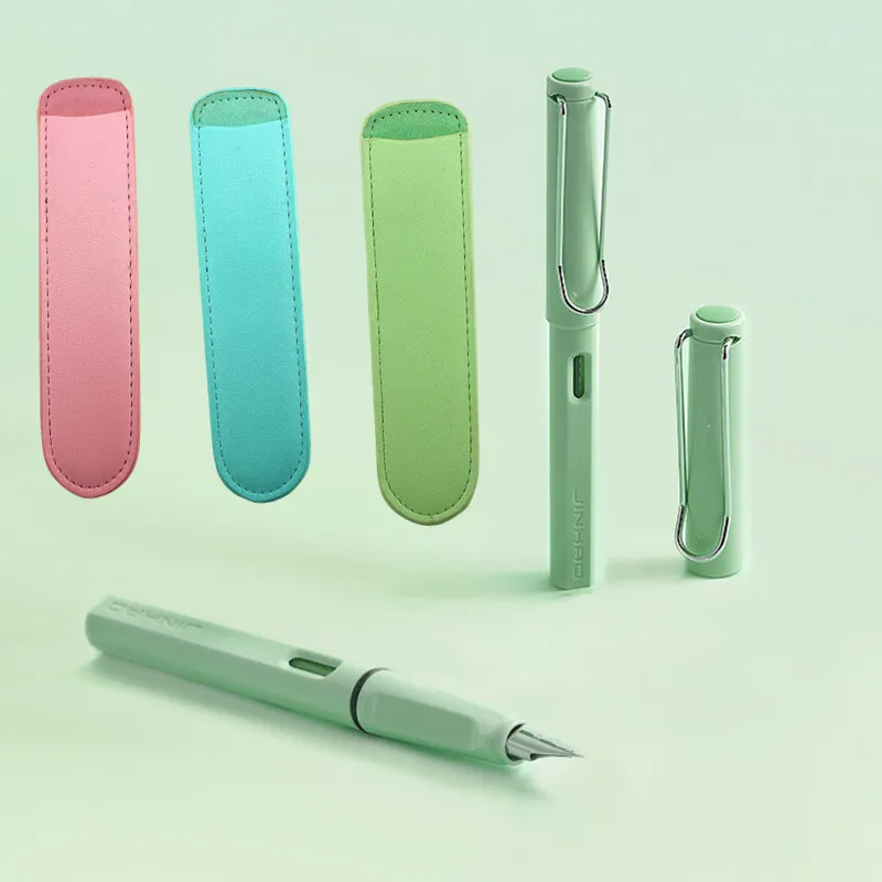 luxury quality JINHAO classic plastic Fountain Pen Mint Green Pink blue Macaron color 0.38mm calligraphy ink pens supplies
luxury quality JINHAO classic plastic Fountain Pen Mint Green Pink blue Macaron color 0.38mm calligraphy ink pens supplies