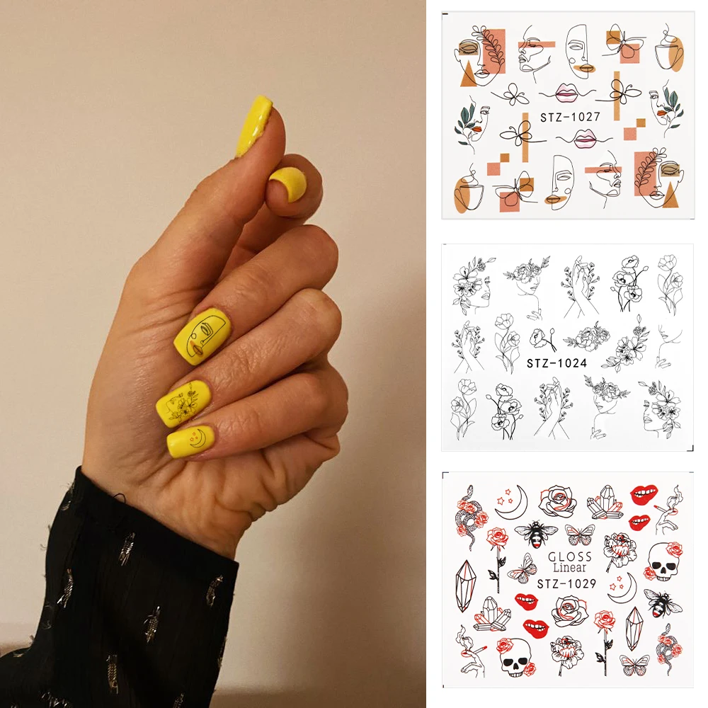 16pcs Sexy Lips Nail Stickers Set Abstract Image Cool Girl Snake Water Transfer Decals Sliders Manicure Nail Art Decorations
16pcs Sexy Lips Nail Stickers Set Abstract Image Cool Girl Snake Water Transfer Decals Sliders Manicure Nail Art Decorations