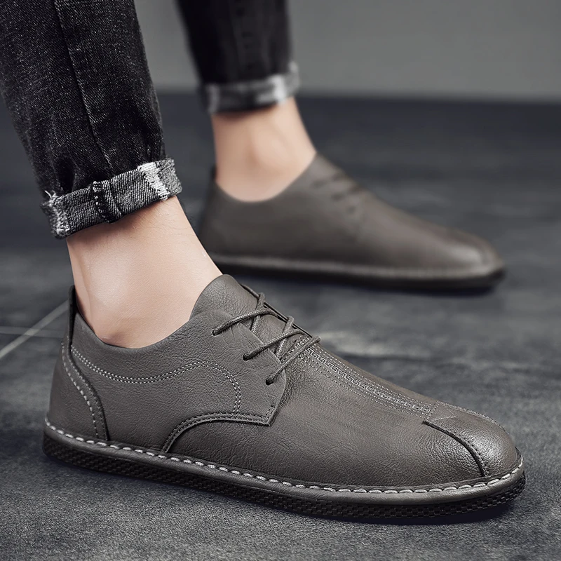 Men shoes outdoor male leather lace-up shoes Man fashion breathable casual Retro oxfords trend shoes men leisure shoes
Men shoes outdoor male leather lace-up shoes Man fashion breathable casual Retro oxfords trend shoes men leisure shoes