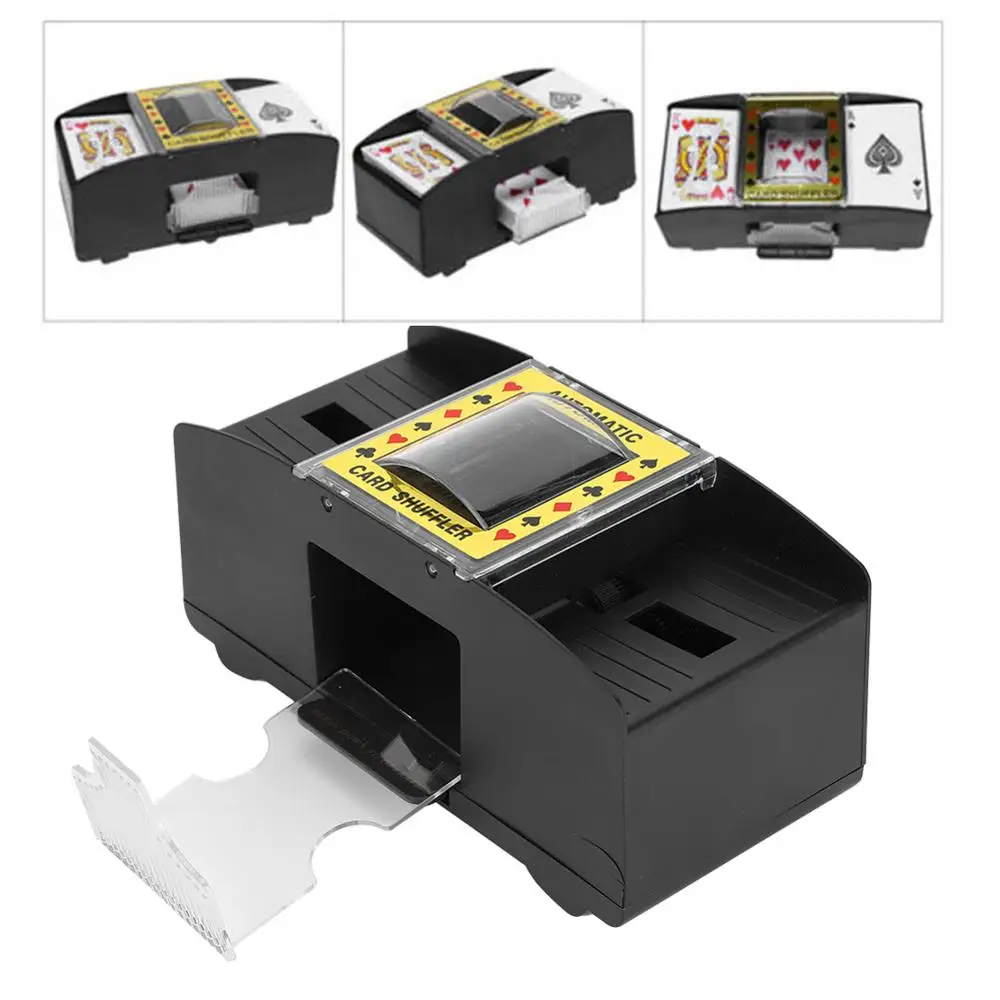 Elderly Electric Automatic Shuffler 2-Deck Labor-Saving Poker Card Shuffler Game Entertainment And Card Shuffler Essentials Tool
Elderly Electric Automatic Shuffler 2-Deck Labor-Saving Poker Card Shuffler Game Entertainment And Card Shuffler Essentials Tool