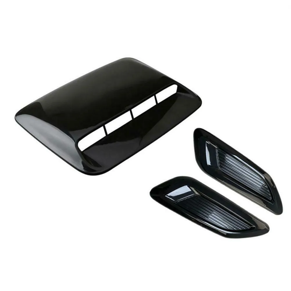 3pcs ABS Bug Shields Scoop Car Engine Hood Cover Air Flow Intake Vent Scoop Bonnet Decoration Engine Hood Center Side Cover
3pcs ABS Bug Shields Scoop Car Engine Hood Cover Air Flow Intake Vent Scoop Bonnet Decoration Engine Hood Center Side Cover
