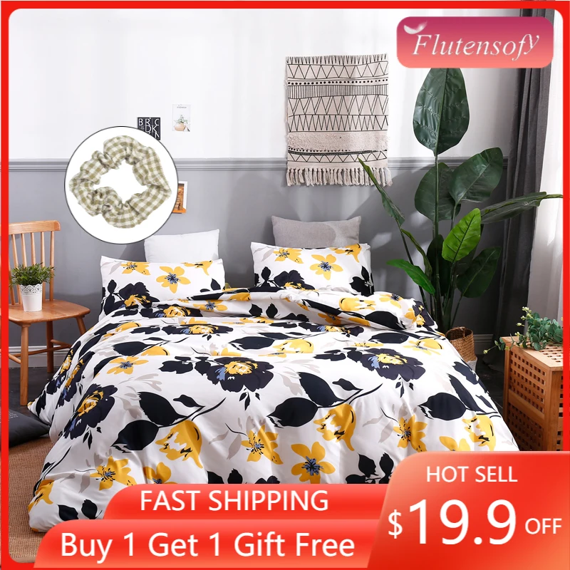 Nordic Floral Plants Geometric Bedclothes Bedspread Quilt Twin Queen King Size Bedding Set Polyester Duvet Covers Bed Linens
Nordic Floral Plants Geometric Bedclothes Bedspread Quilt Twin Queen King Size Bedding Set Polyester Duvet Covers Bed Linens