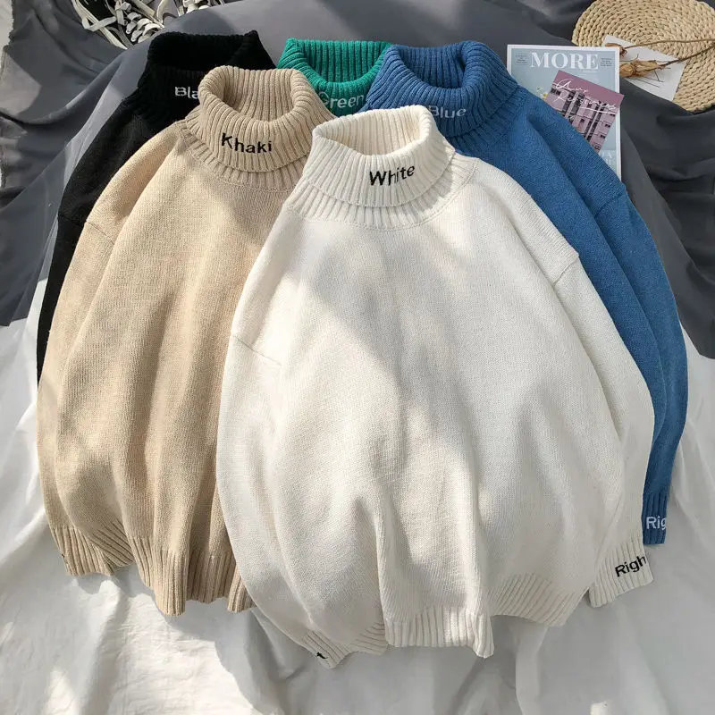 Sweater Women Turtleneck Plus Size Letter Embroidery Sweaters Winter Long Sleeve Harajuku Couple Pullover Tops 2020 Fashion
Sweater Women Turtleneck Plus Size Letter Embroidery Sweaters Winter Long Sleeve Harajuku Couple Pullover Tops 2020 Fashion