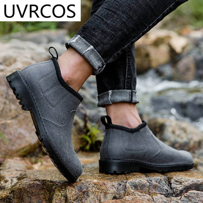 Rain Shoes Men's Winter Woolen Cotton Low Top Fashion Warm Rain Boots Anti-slip Fishing Shoes Rain Shoes Men Short Rubber Boots
Rain Shoes Men's Winter Woolen Cotton Low Top Fashion Warm Rain Boots Anti-slip Fishing Shoes Rain Shoes Men Short Rubber Boots