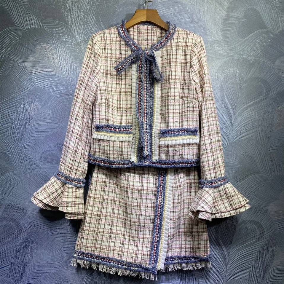 Во французском стиле, стильная элегантная женская юбка комплекты 2020, одежда высокого качества на весну с расклешенными рукавами, твидовое п... 
Во французском стиле, стильная элегантная женская юбка комплекты 2020, одежда высокого качества на весну с расклешенными рукавами, твидовое п...