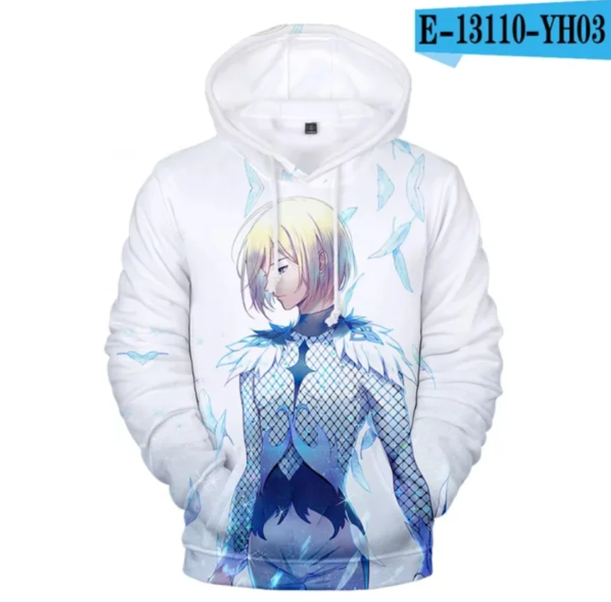 2021 Popular Anime YURI!!! on ICE Cosplay Costume Yuri Plisetsky Cosplay Hoodies Men/women Hooded 3D Printed Sportswear Clothes
2021 Popular Anime YURI!!! on ICE Cosplay Costume Yuri Plisetsky Cosplay Hoodies Men/women Hooded 3D Printed Sportswear Clothes