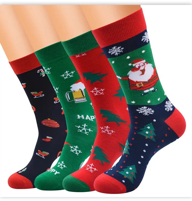 Woman Christmas Socks Funny Xmas Santa Claus Tree Snowflake Elk Snow Cotton Tube Crew Happy Sock Men New Year Funny Socks
Woman Christmas Socks Funny Xmas Santa Claus Tree Snowflake Elk Snow Cotton Tube Crew Happy Sock Men New Year Funny Socks