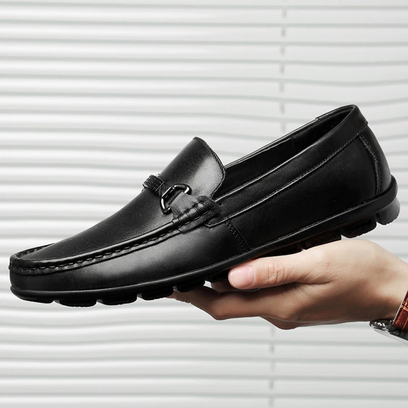 2022 New Men Derby Shoes Casual Genuine Leather Luxury High Quality Black Slip-On Loafers Shoe Man Elegant Driving Shoes For Men
2022 New Men Derby Shoes Casual Genuine Leather Luxury High Quality Black Slip-On Loafers Shoe Man Elegant Driving Shoes For Men