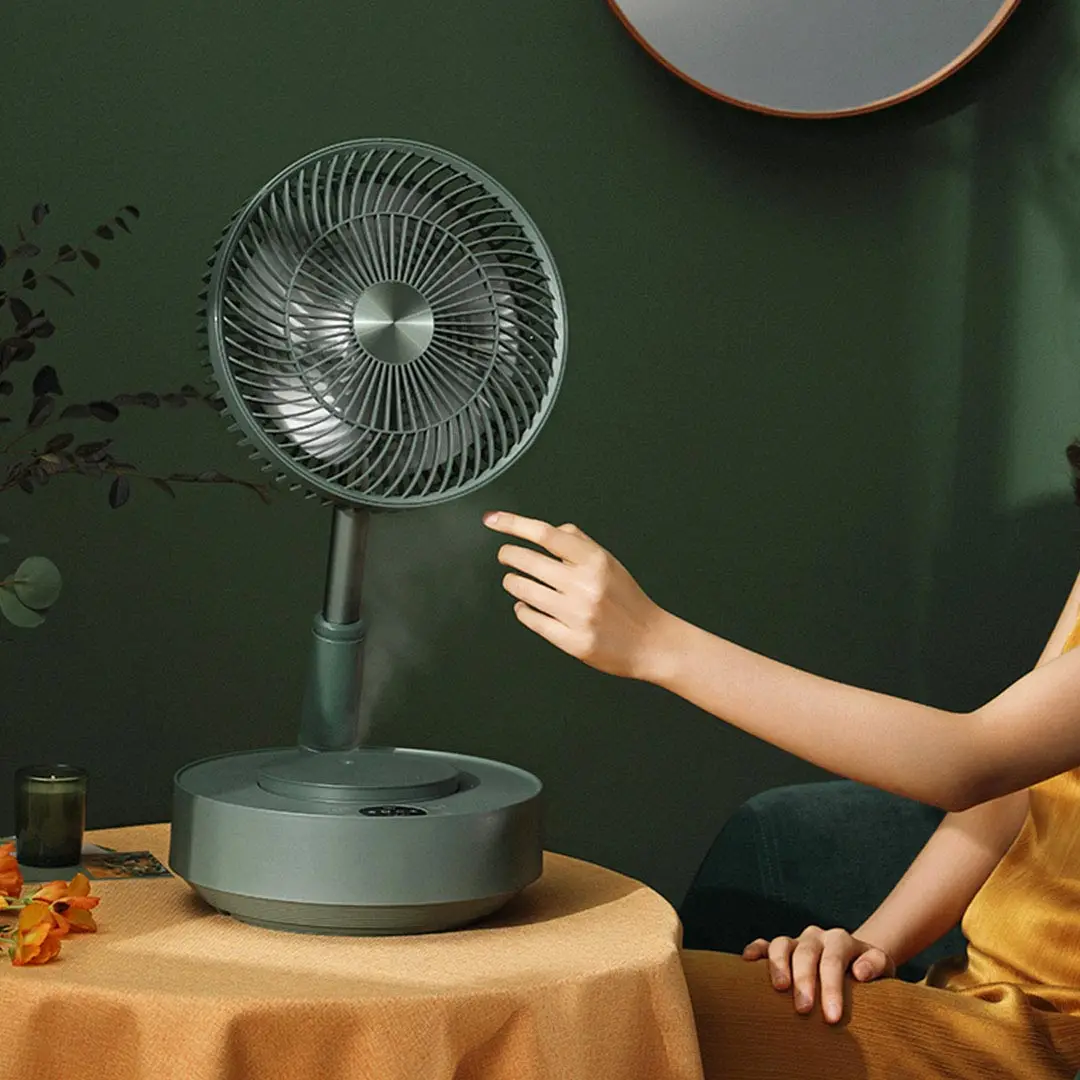 EDON Folding Electric Purification Fan Air Cooling Fan Humidification Remote Control 5 Wind Speed USB Charging Fan for Summer
EDON Folding Electric Purification Fan Air Cooling Fan Humidification Remote Control 5 Wind Speed USB Charging Fan for Summer