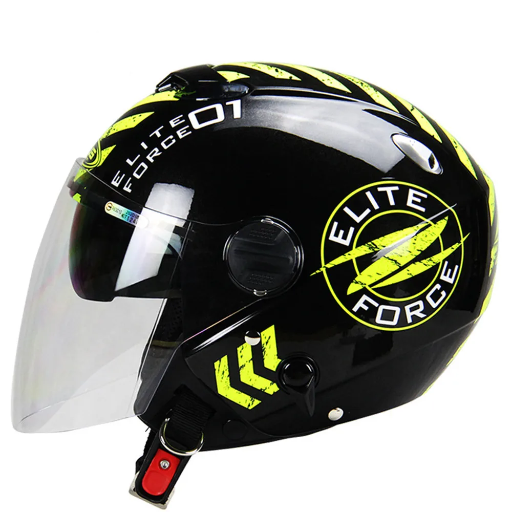 Motorcycle Helmet Double Lens Half Helmet ZS-202FB Inner Sunglasses 3/4 Helmet Elastic Black L code
Motorcycle Helmet Double Lens Half Helmet ZS-202FB Inner Sunglasses 3/4 Helmet Elastic Black L code